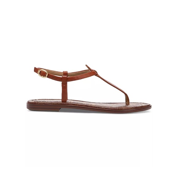 Sam Edelman Gigi T-Strap Flat Sandals, size 6.5 - Picture 3 of 4